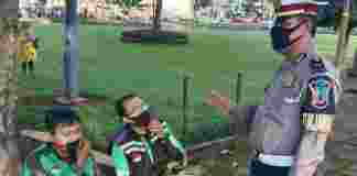 Polisi Datangi Alun-alun Ciamis, Ini yang Dilakukan
