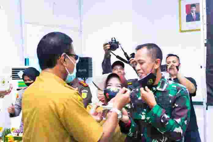 Bupati Ciamis Hadiri Peringatan HUT TNI ke-75 Secara Virtual