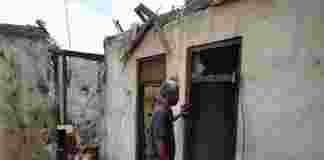 rumah ambruk di kelurahan ciamis