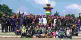 Pedagang di Alun-alun Ciamis
