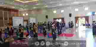 Wisuda Stikes Muhammadiyah Ciamis, di Ruang Auditorium, Sabtu (12/12/2020)