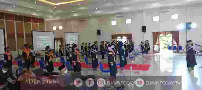 Wisuda Stikes Muhammadiyah Ciamis, di Ruang Auditorium, Sabtu (12/12/2020)