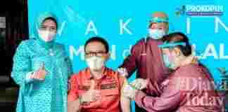 Bupati Ciamis divaksin