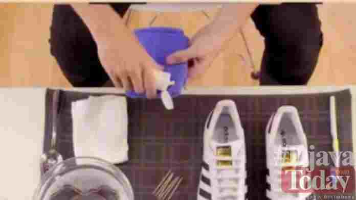 Cara mencuci sepatu sneakers