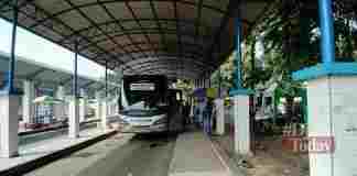 Bus Angkutan Beroperasi