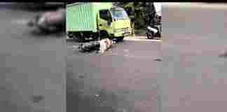 Pengendara motor di Ciamis