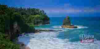Pantai karang gantungan