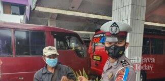 Satlantas Polres Ciamis Edukasi Prokes