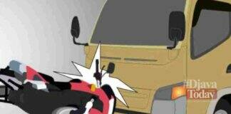 Pemuda Terlindas truk