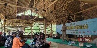 Sekolah sungai di Ciamis