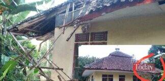 Masjid ambruk di Ciamis