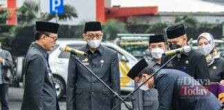 Bupati ciamis lantik pejabat