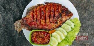 ikan bawal bakar