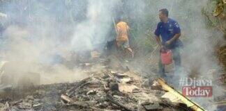 Rumah warga terbakar