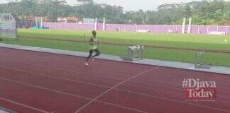 Atlet Ciamis Agus Prayogo berhasil meraih 3 medali emas pada Cabor atletik Porprov XIV Jabar.