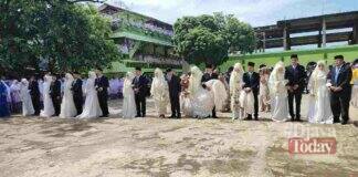 Pengantin nikah massal