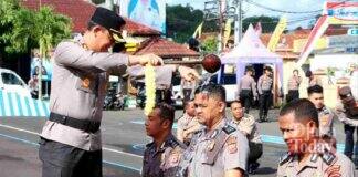 Personel Polres Naik Pangkat