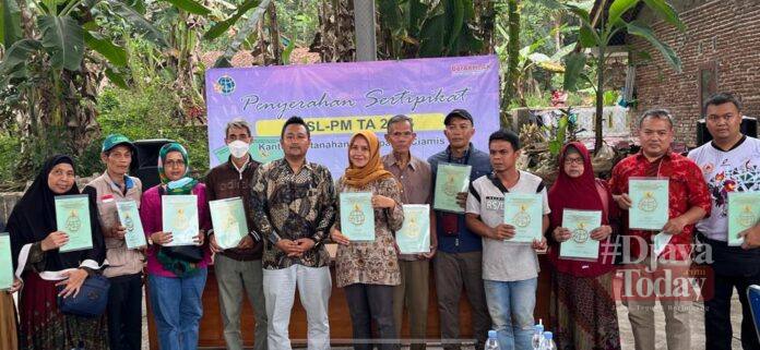 Sertifikat tanah karangkamulyan