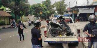Pengendara motor ciamis