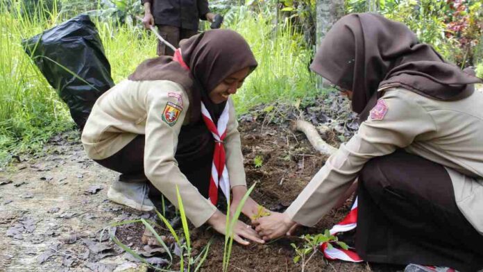 Penanaman pohon unsil