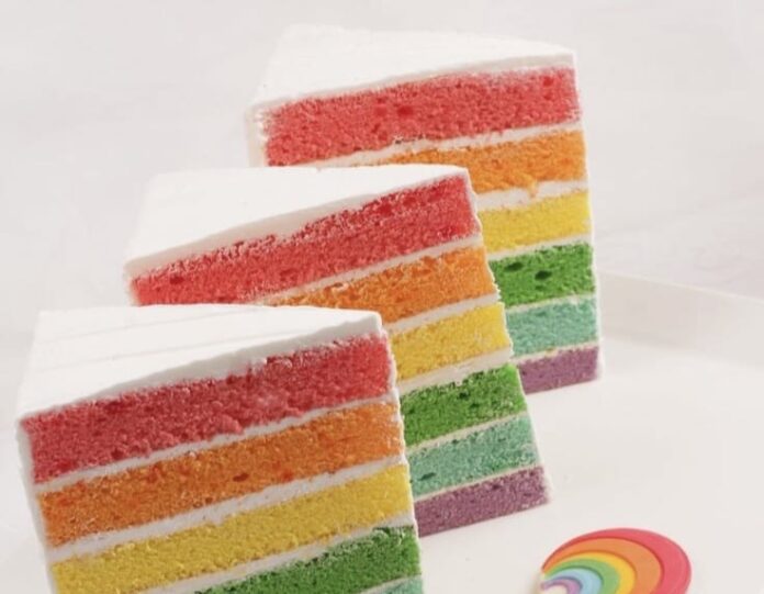 Rainbow Cake Super Lembut