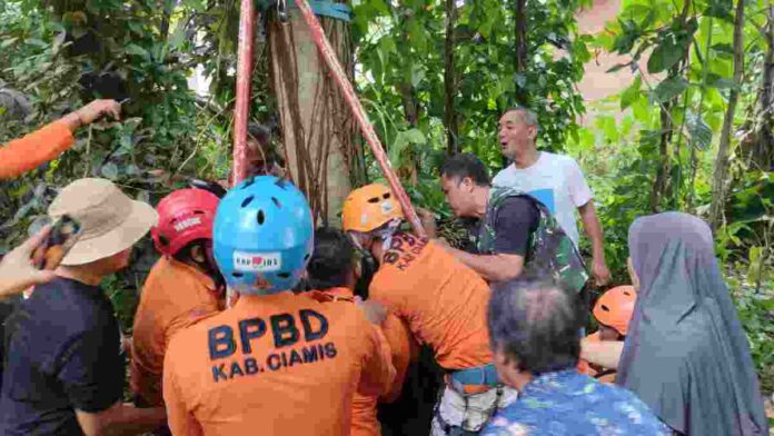 BPBD Ciamis Evakuasi