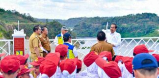 Peresmian Bendungan Leuwikeris