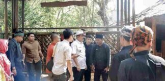 Masyarakat Desa Wanasigra, Kecamatan Sindangkasih, Kabupaten Ciamis, kembali menggelar Tradisi Merlawu di Situs Kabuyutan Gandoang