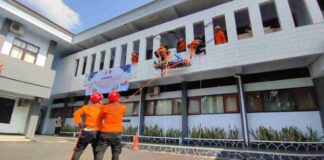 Simulasi gempa Ciamis