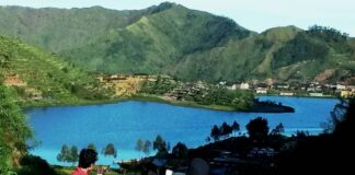 Telaga Cebong Wonosobo merupakan sebuah objek wisata alam yang menyuguhkan keindahan danau yang terbentuk dari aktivitas vulkanik.