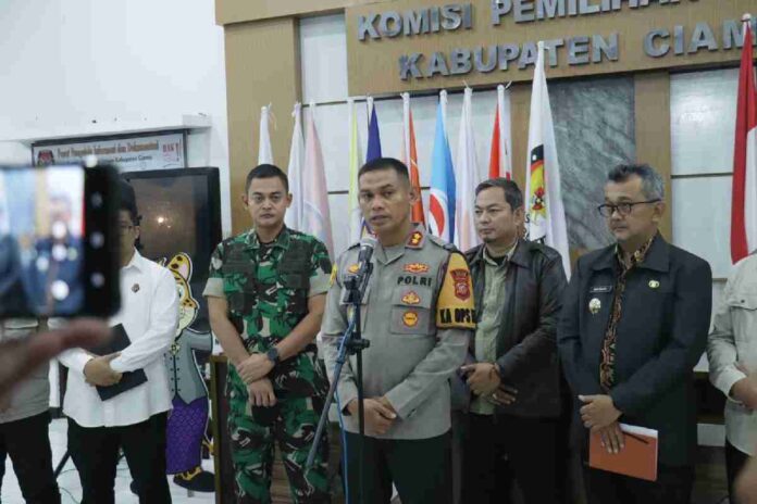 Polres Ciamis bersama TNI melakukan langkah deteksi dini untuk mencegah potensi gangguan keamanan dan ketertiban masyarakat