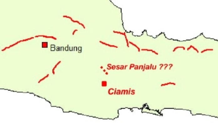 Peringatan ini muncul setelah hasil penelitian Tim Geologi menemukan adanya sesar aktif di wilayah Kecamatan Panjalu.