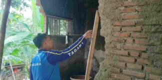 menyebabkan ambruknya dinding dapur sebuah rumah di Dusun Cilangkap, RT 06 RW 02. Insiden ini terjadi akibat hujan