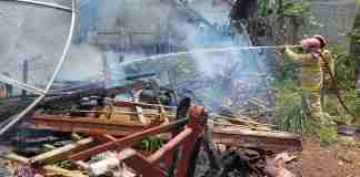 Kebakaran rumah korsleting listrik