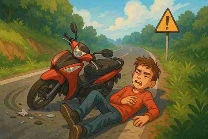 Diduga Alami Serangan Jantung, Lansia Tewas dalam Kecelakaan Tunggal di Pangandaran