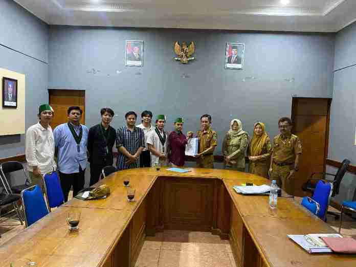 HMI Ciamis audiensi dengan Dinas Pertanian dan Ketahanan Pangan Ciamis