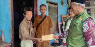 Respons Cepat UPZ Baregbeg Bantu Korban Rumah Roboh di Sukamaju Ciamis