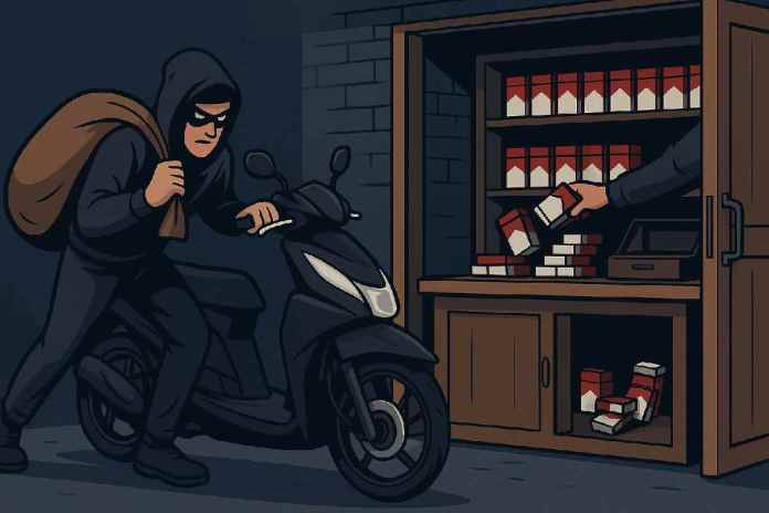 Maling Gasak Motor dan Puluhan Bungkus Rokok dari Warung di Baregbeg Ciamis, Kerugian Capai Puluhan Juta
