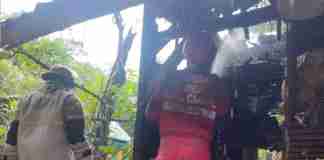 Dapur Rumah Warga Mekarjaya Terbakar, Damkar Ciamis Gerak Cepat Padamkan Api