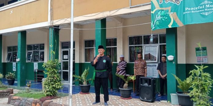 Polsek Rancah Ciamis Dukung Pembinaan Karakter Lewat Latihan Pencak Silat Pagar Nusa