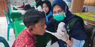 Anak SMP di Ciamis Deg-degan Saat Jalani Pemeriksaan Kesehatan Gratis