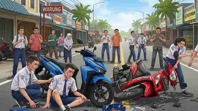 Pelajar SMP Terlibat Kecelakaan di Cikoneng Ciamis, Polisi Ingatkan Orang Tua Awasi Anak