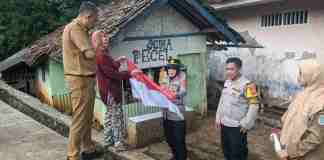 Polisi Kawali Ciamis Ajak Warga Kibarkan Semangat Kemerdekaan