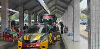 Polres Ciamis Gencarkan Patroli dan Himbauan Kamtibmas di Terminal