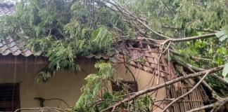 Dua Rumah di Karangkamulyan Ciamis Rusak Diterjang Angin Kencang