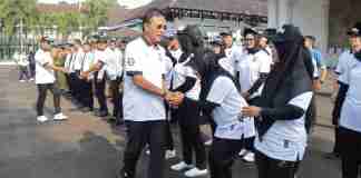 Bupati Herdiat Lepas Kontingen Porsenitas 2025, 96 Atlet Ciamis Siap Harumkan Nama Daerah