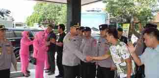 Kapolres Ciamis Kunjungi Polsek Banjarsari, Tekankan Sinergi dan Semangat Pelayanan Personel