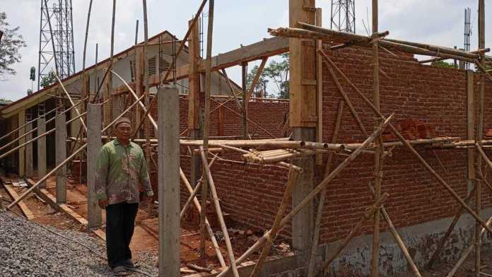 Pembangunan SMPN 3 Baregbeg Ciamis Capai 30 Persen, Target Selesai Akhir Desember