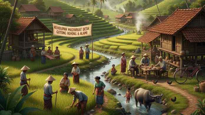 kebiasaan sehat masyarakat desa