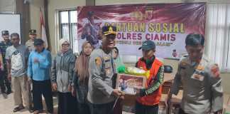 bantuan bencana polres ciamis